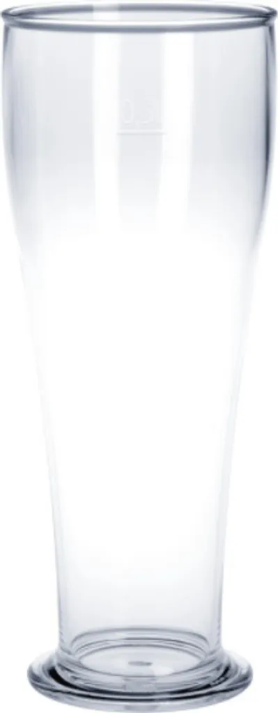 SET 53 St. Weizenbierglas 0,5l SAN Glasklar Kunststoff Spülmaschinen Fest, Lebensmittelecht