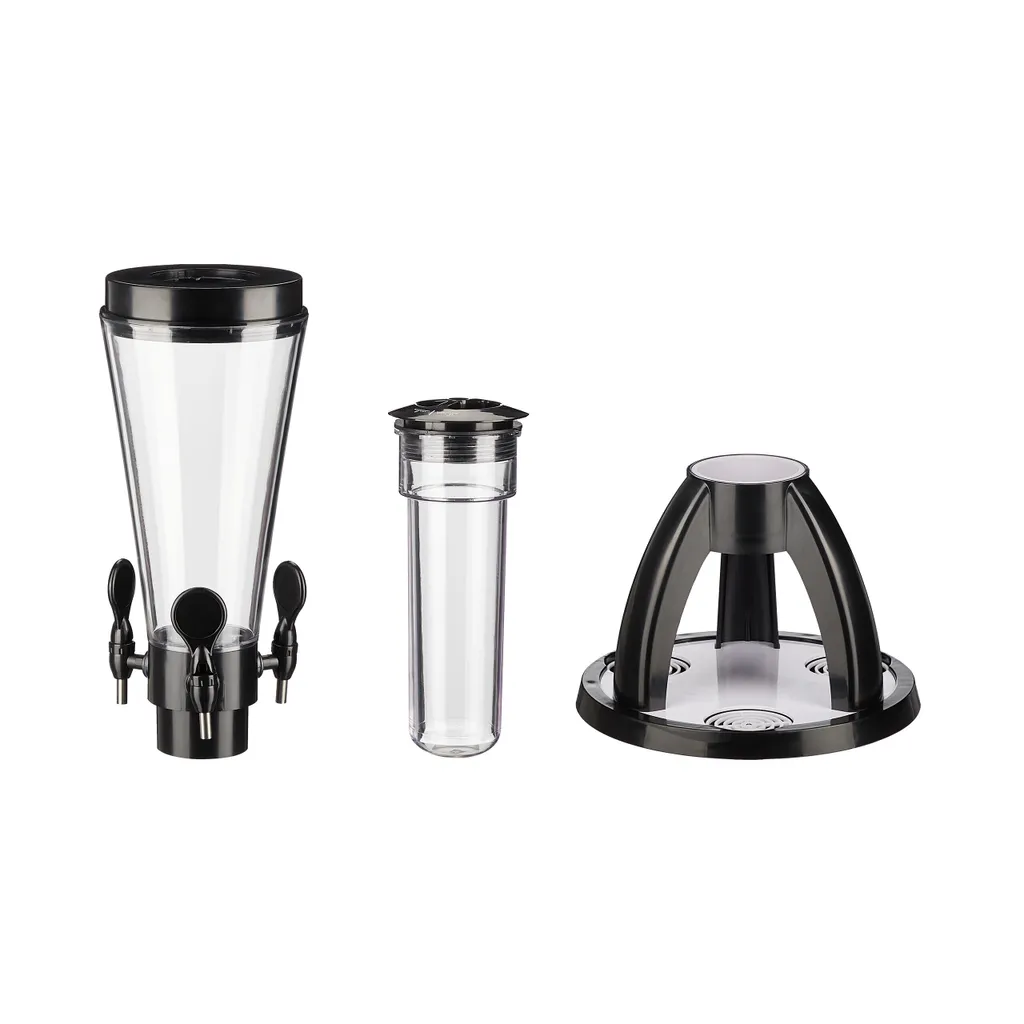 Relaxdays 4 L Biersäule Mit 3 Zapfhähnen – Bild 6