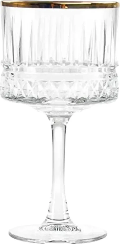 Pasabahce Pasabahace Elysia Golden Touch Kelchglas 4er Set Weingläser, Cocktails, 500 Ml