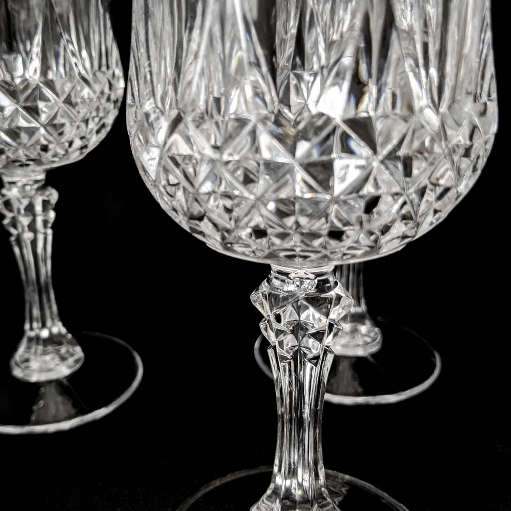 6er Set Kunststoff Weingläser Kristalleffekt 200ml / Ø7x16,5cm – Bild 5