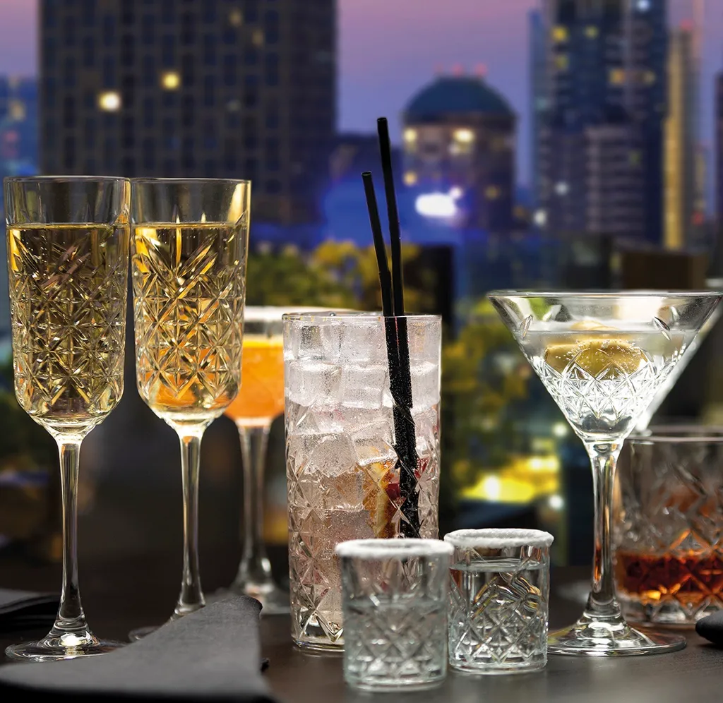 Pasabahce Timeless 52820 Longdrink Glas Wassergläser Kristall Design 4´er Set Transparent 295 Ml – Bild 6