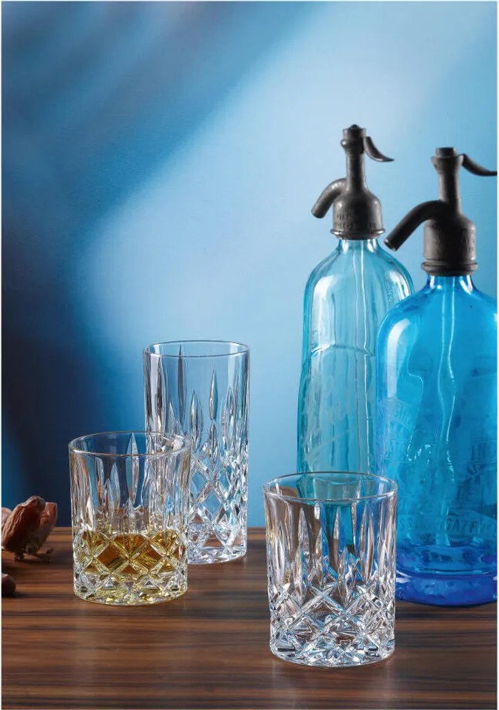 Nachtmann Noblesse Longdrinkglas Set, 8er Set, Wasserglas, Saftglas, Kristallglas, H 14.8 Cm, 375 Ml – Bild 5