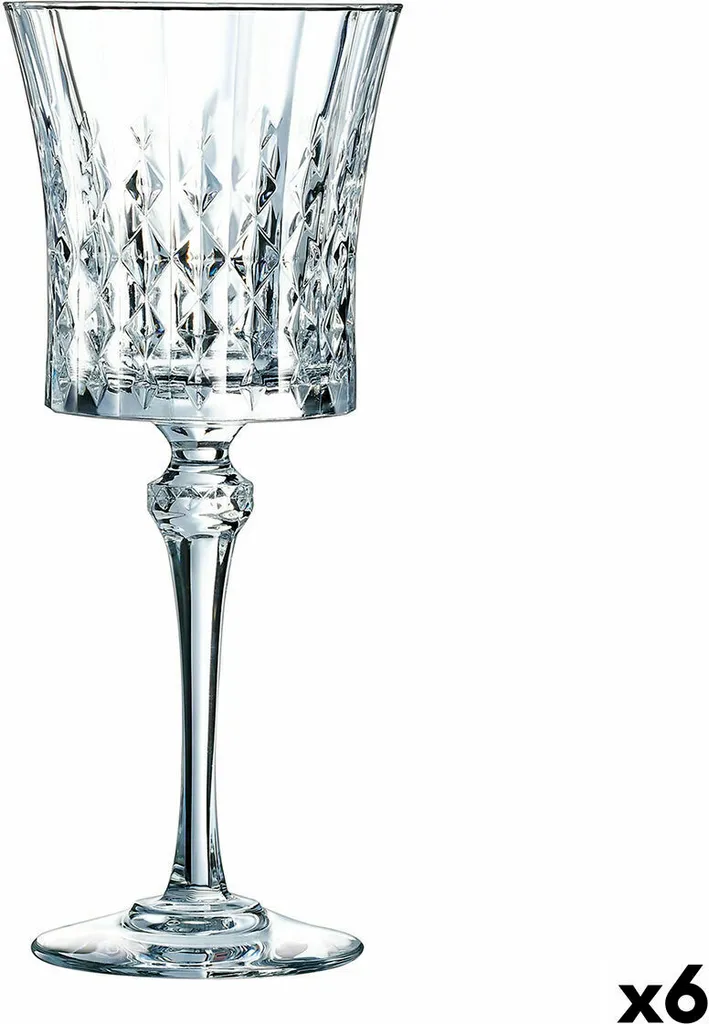 Weinglas Cristal D’Arques Paris Lady Diamond Durchsichtig Glas (19 Cl) (Pack 6x) – Bild 2