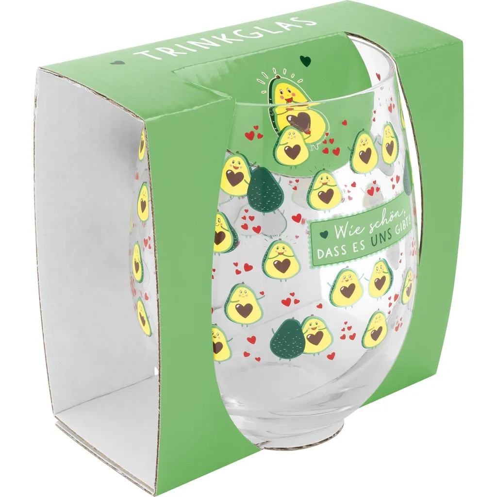 H:)PPY Life 47572 Trinkglas Avocado, 60 Cl, Konisch – Bild 3