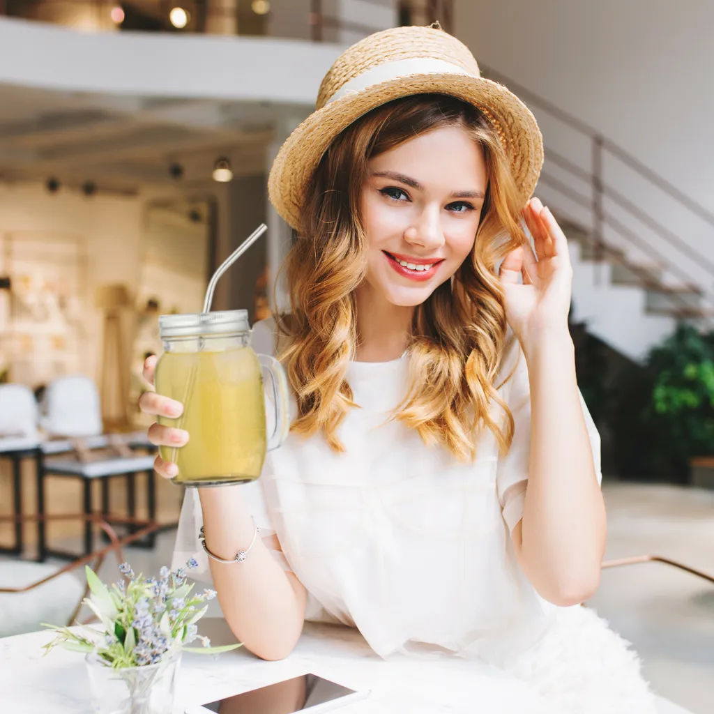 Relaxdays 4 Trinkgläser Mit Deckel Und Zubehör – Bild 3