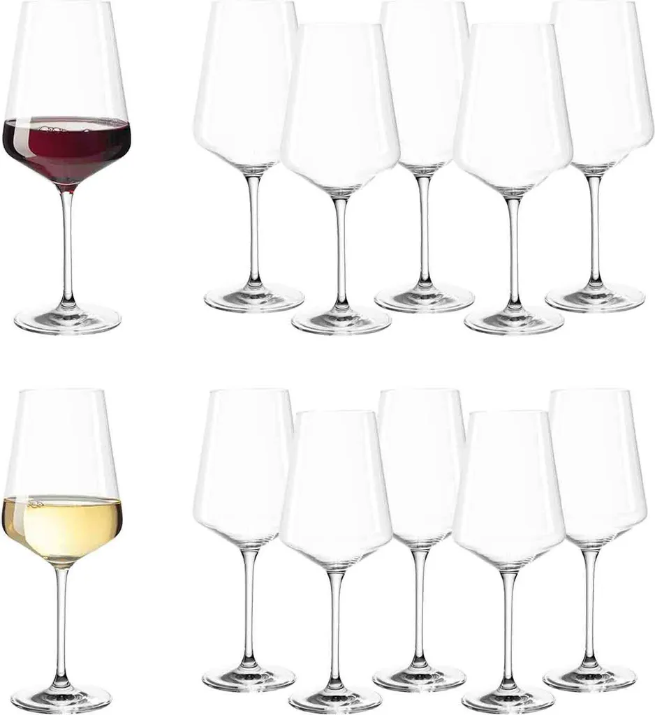 Leonardo Weinglas 12er Set PUCCINI Rotwein 6er Set Und Weißwein 6er Set Gläserset 069554 + 069553 – Bild 7