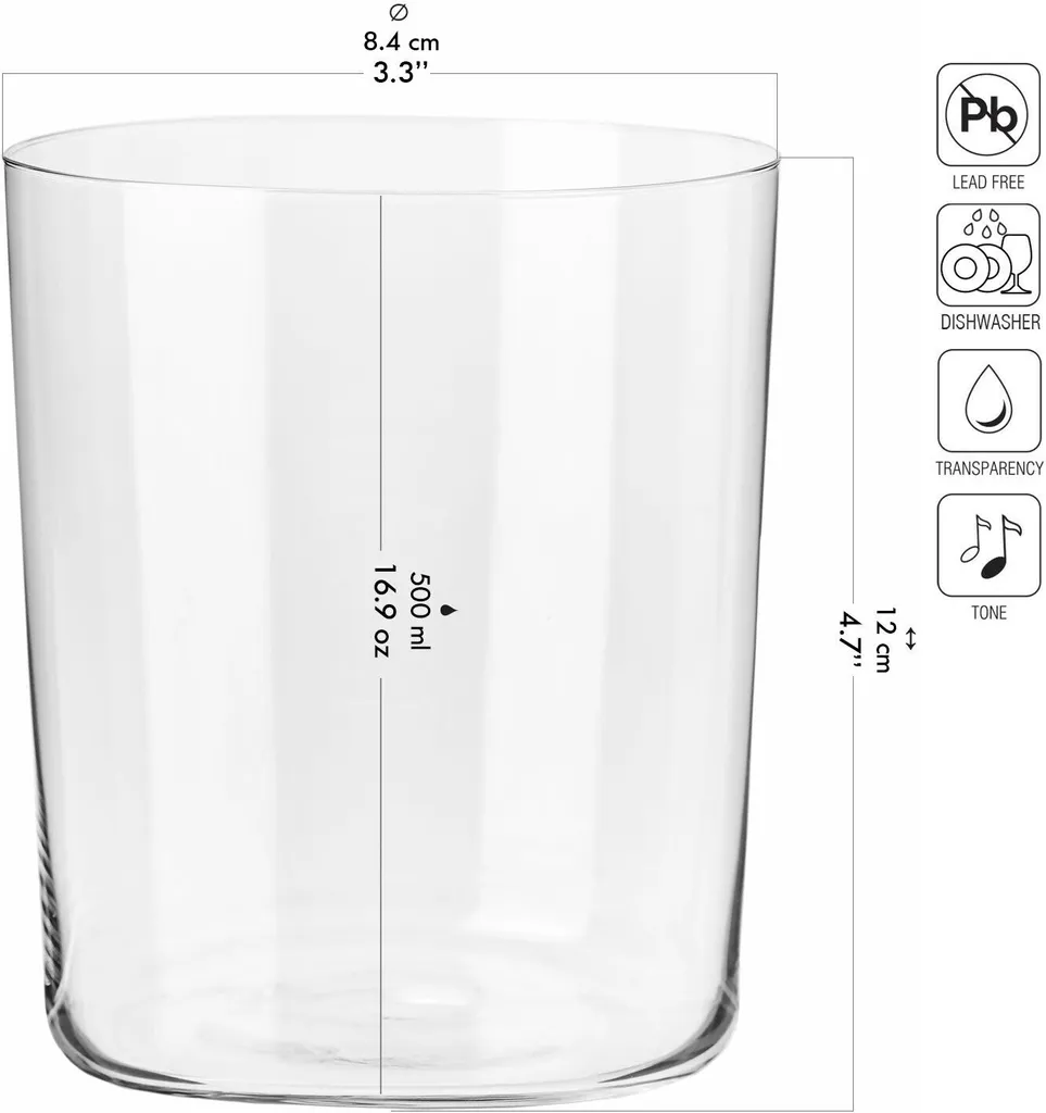 KROSNO Mixology Cidergläser, 6er-Set, 500 Ml – Bild 2