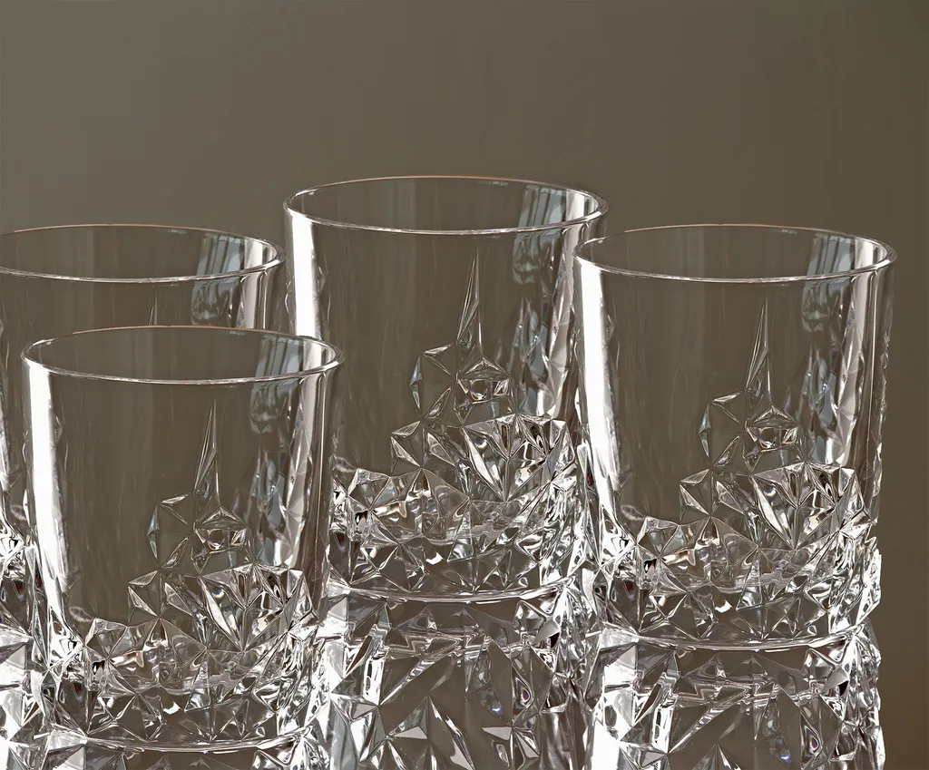 Nachtmann Whiskybecher Sculpture 365ml, Klar (4er Pack) – Bild 11