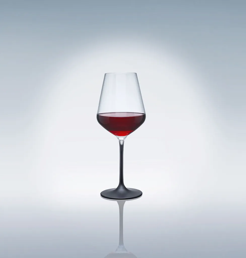 Villeroy & Boch Rotweinkelch, Manufacture Rock Klar,schwarz, 4 Tlg. – Bild 8