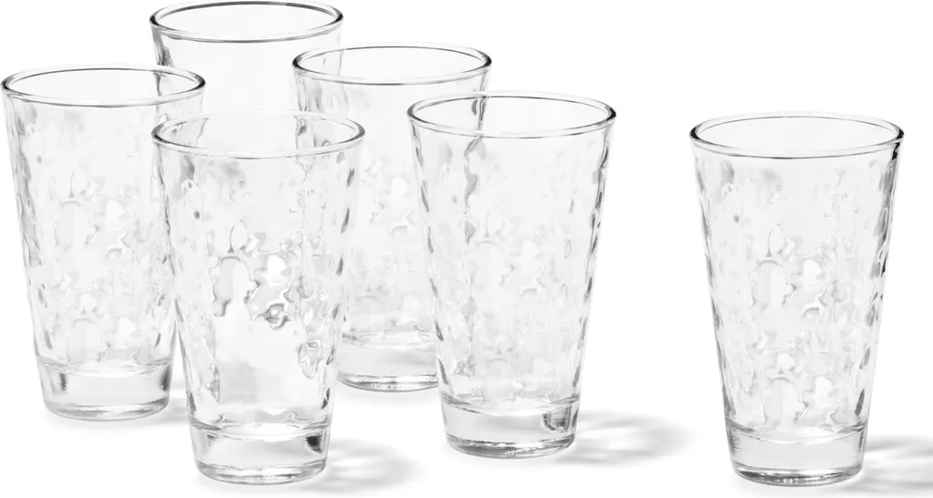 LEONARDO 012684 Optic Longdrinkbecher, Glas, 300 Ml, Ø 8 X 13 Cm, Klar (6 Stück) – Bild 5