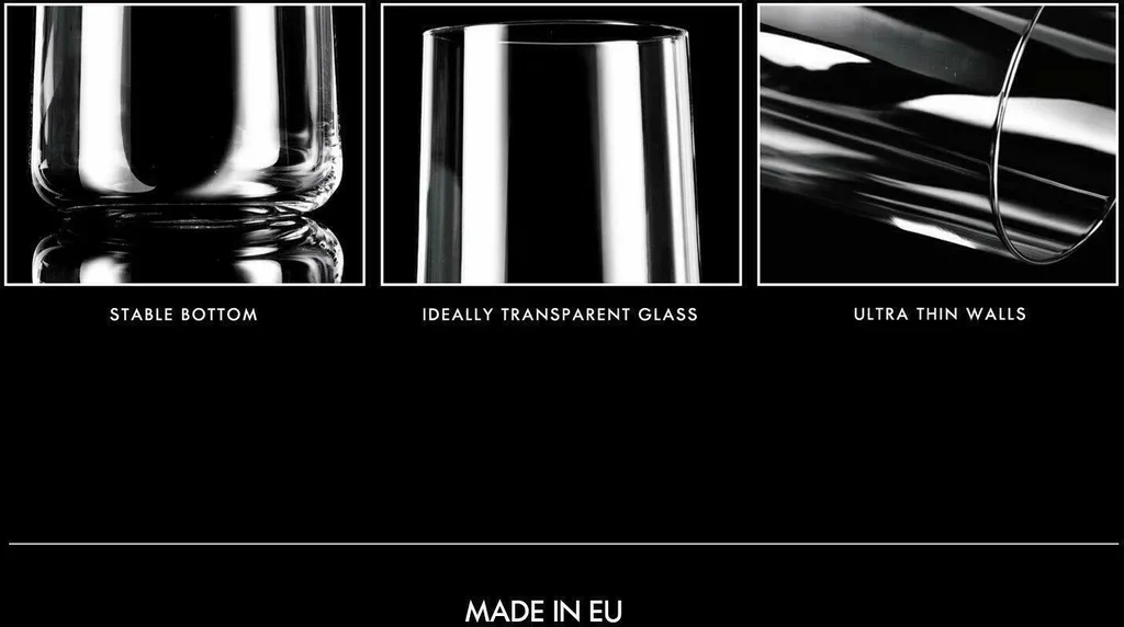 KROSNO Avant-Garde Longdrinkgläser, Set Von 6, 540 Ml – Bild 11