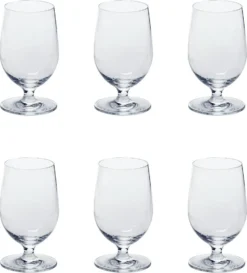 LEONARDO 061453 Ciao+ Wasserkelch, Glas, 310 Ml, H 13 Cm, Klar (6 Stück)