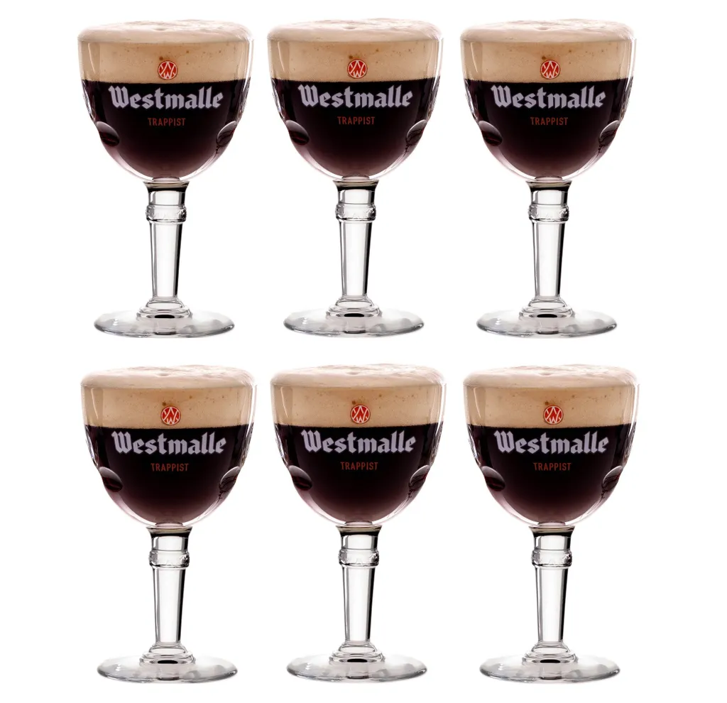 Westmalle Biergläser Trappist 330 Ml - 6 Stück
