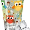 Leonardo Wasserglas Mit UV-Druck "Eulen" - Für Kinder Im 360° Design