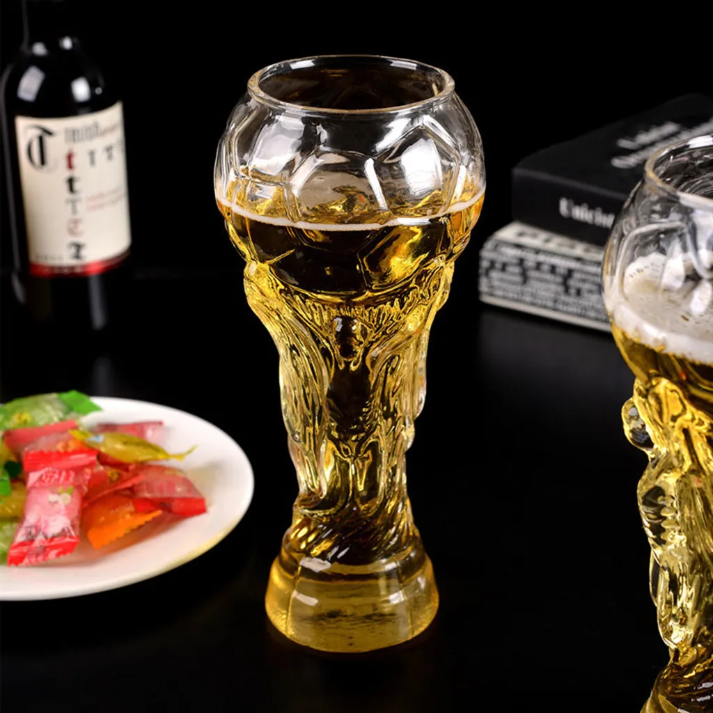Glas Kelch Becher Weinglas Fußball Becher Bar Glas 450Ml Weingläser Whisky Cup Bier Cup Becher Saft Cup High Borosilicat – Bild 7