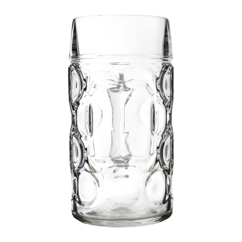 6er Set Maßkrug 1 Liter Geeicht Bierkrug Mit Henkel Bierglas Perfekt Geeignet Für Gastronomie – Bild 5