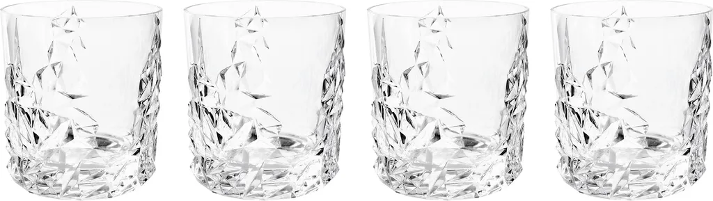 Nachtmann Whiskybecher Sculpture 365ml, Klar (4er Pack) – Bild 3