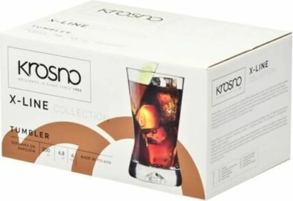 KROSNO X-Line Wassergläser, 6er-Set, 200 Ml – Bild 7