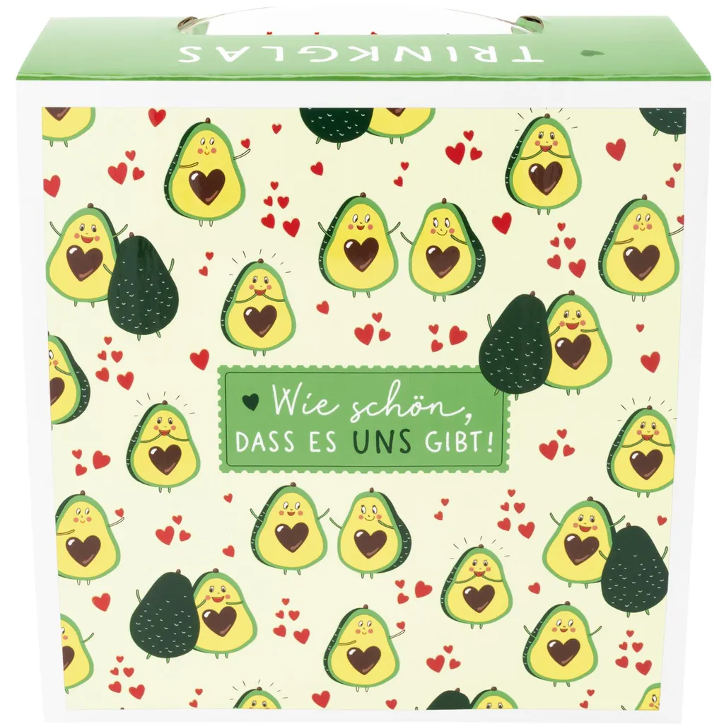 H:)PPY Life 47572 Trinkglas Avocado, 60 Cl, Konisch – Bild 4