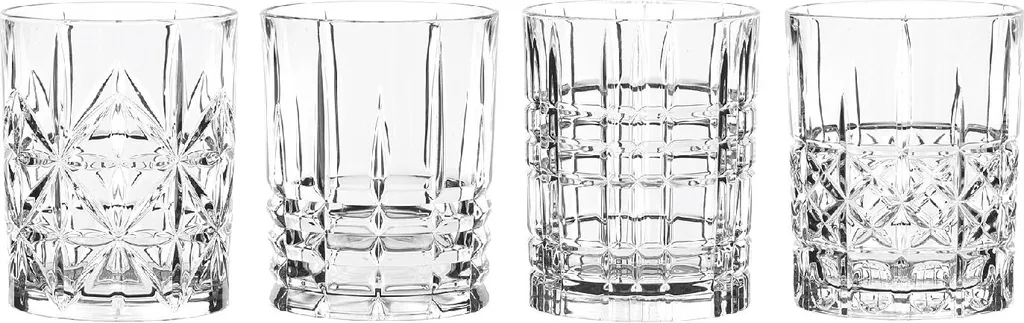 Nachtmann Whiskybecher Highland 345ml H:10,2cm, Klar (4er Pack)