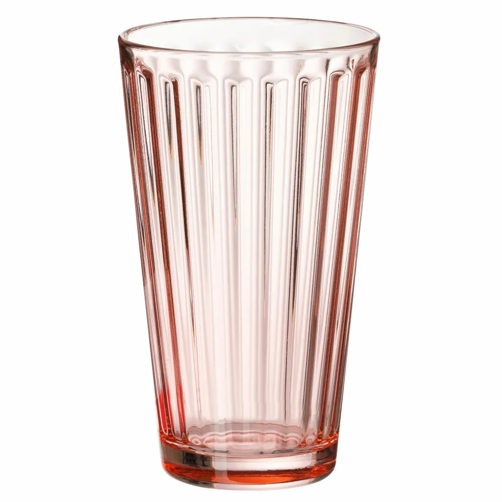 Ritzenhoff & Breker Longdrinkglas Lawe, Becher, Trinkglas, Glas, Rosa, 400 Ml, 164459 – Bild 2