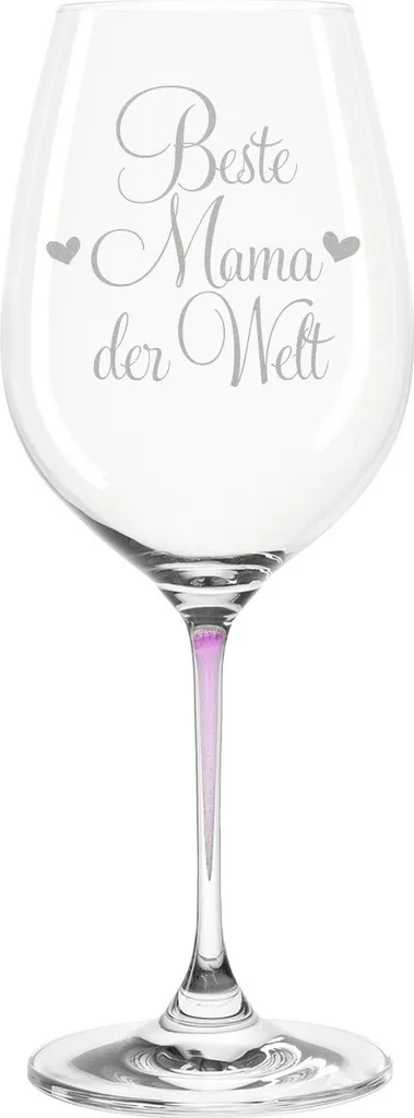 Leonardo Weinglas Mit Gravur - Beste Mama Der Welt - Geschenk Für Mama Ideal Als Muttertagsgeschenk - Weißweinglas Rotwe