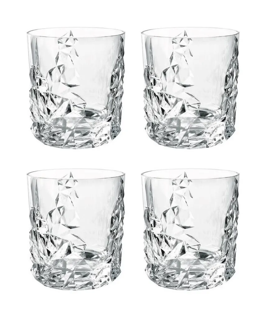 Nachtmann Whiskybecher Sculpture 365ml, Klar (4er Pack) – Bild 6
