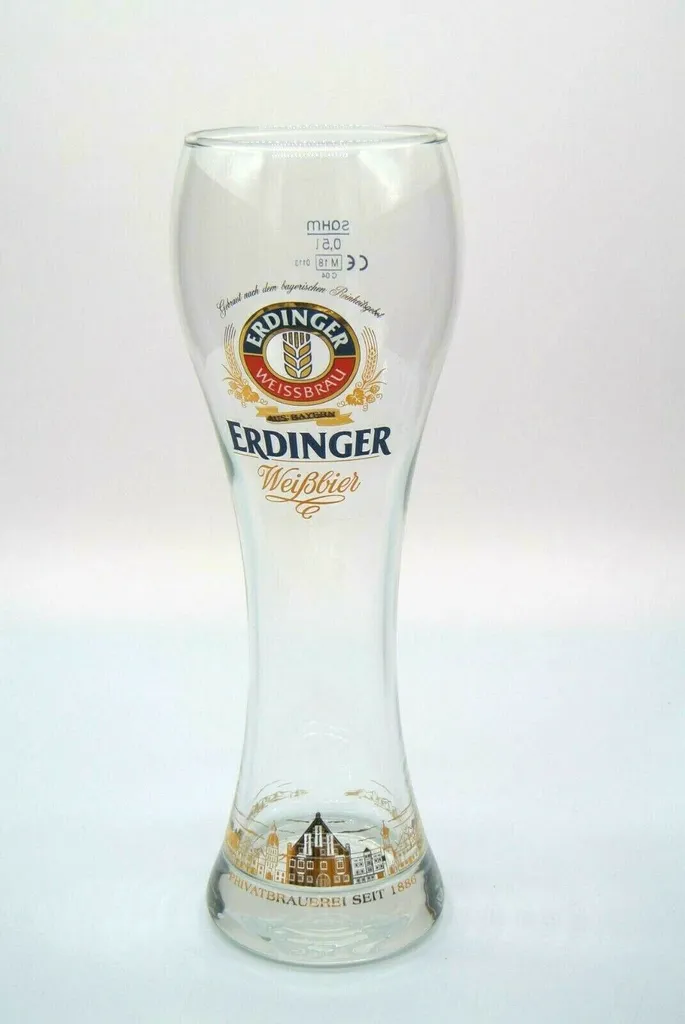 Erdinger Weizenbier Weissbier Gläser 0,5l - 6 Stück Exclusiv Edition – Bild 3