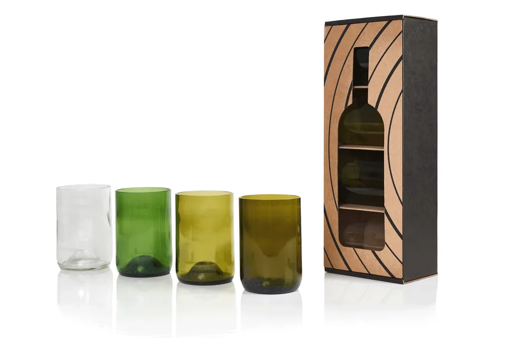 Rebottled Wasserglas Mix 330 Ml - 4 Stück – Bild 2